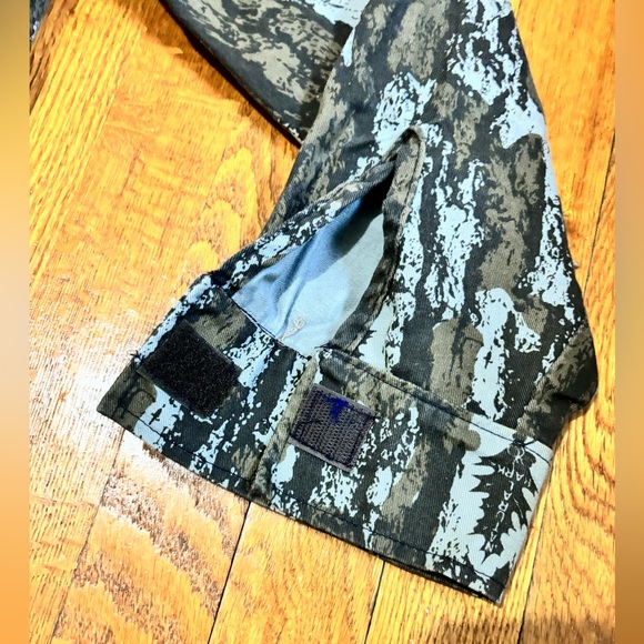Vintage Charles Daly Zip-Up Camo Bark Hunting Shirt - Picture 6 of 10